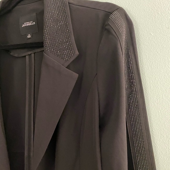 SHIMMER STRIPE BOYFRIEND BLAZER & PANTS - Picture 5 of 16